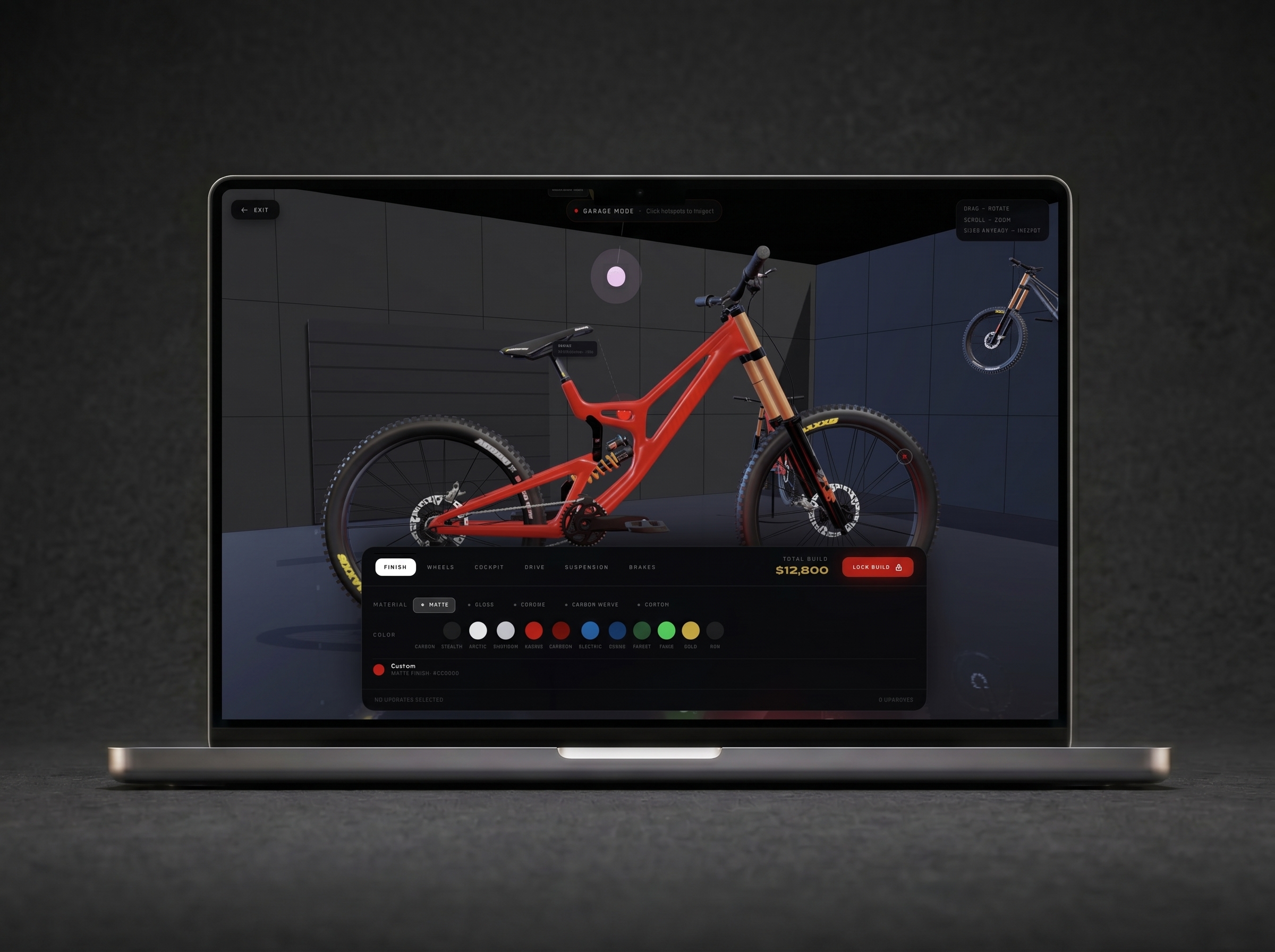 3D Bike Configurator
